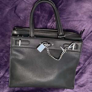 Calvin Klein Roxy Leather Convertible bag